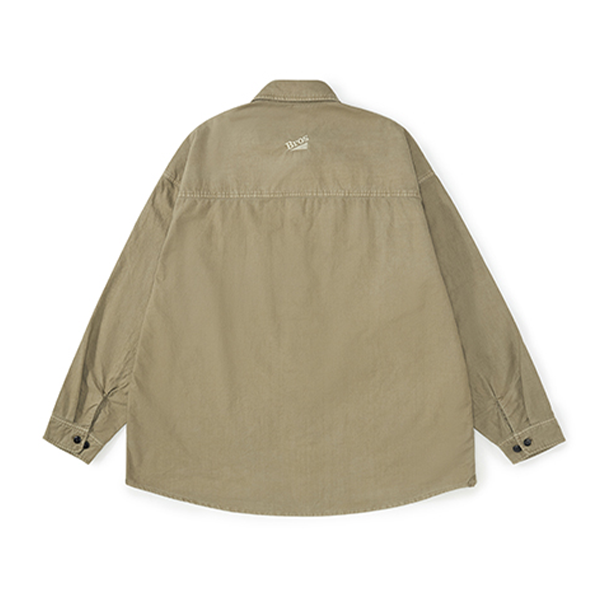 Front pocket design shirt E3014