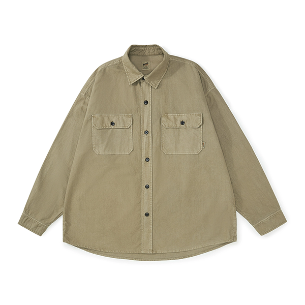 Front pocket design shirt E3014