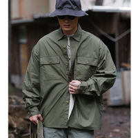 Front pocket design shirt E1002