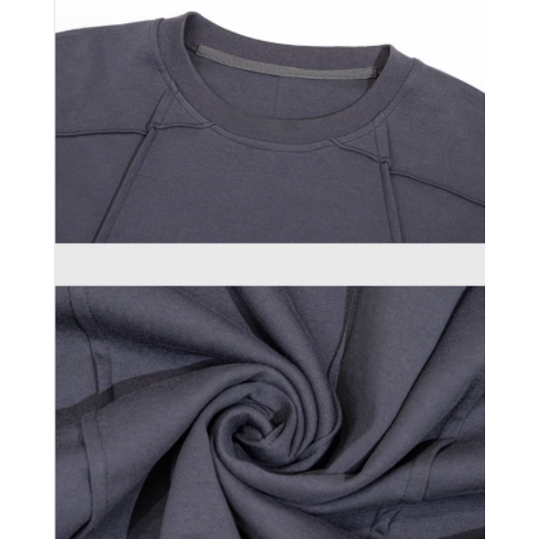 Front pocket design L/C Tee E1009