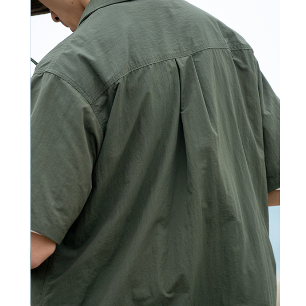 Front pocket design shirt E1048