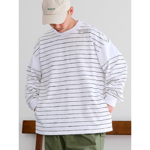 Border color design L/C Tee E1005