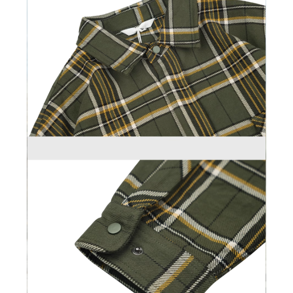 Front pocket design shirt E1029