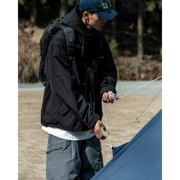 Front pocket design jacket E1023