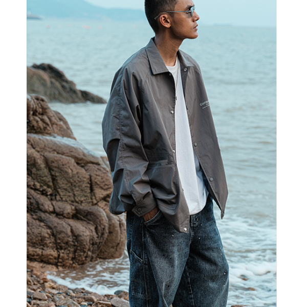 Front logo design jacket E1026