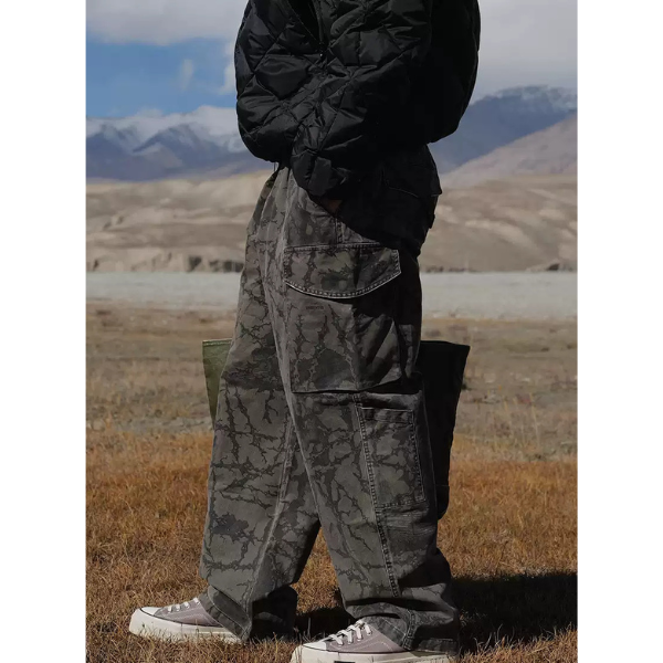 Camouflage design pants E1016