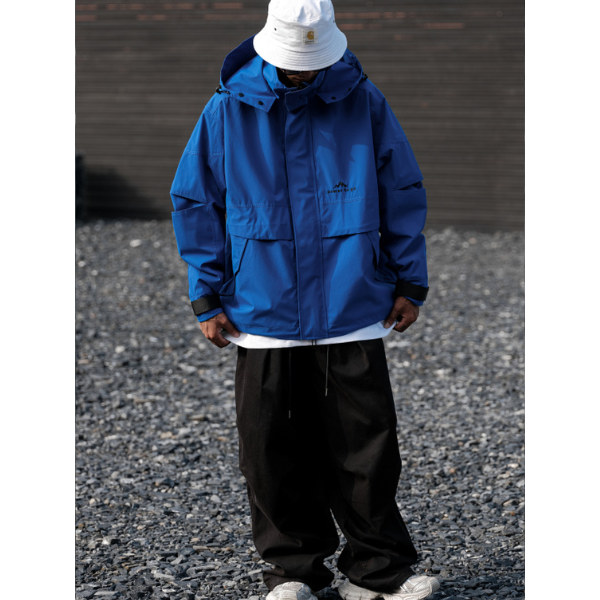 Front pocket design jacket E1019