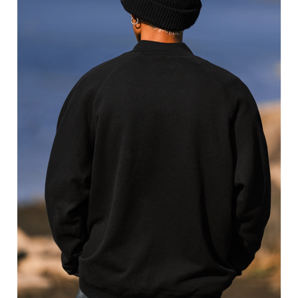 Plain color design sweat E1012