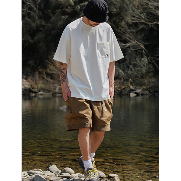 Front pocket design Tee E1051