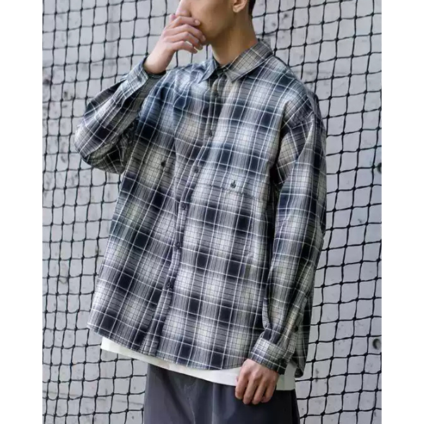 Front button design shirt E1049