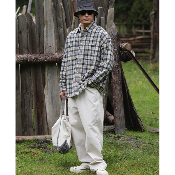 Front pocket design pants E054