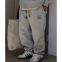 Front pocket design sweat pants E046