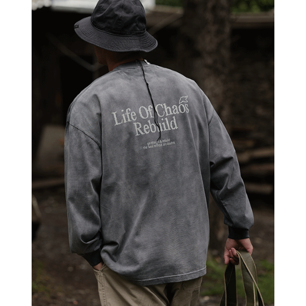 Back letter design L/C Tee E067