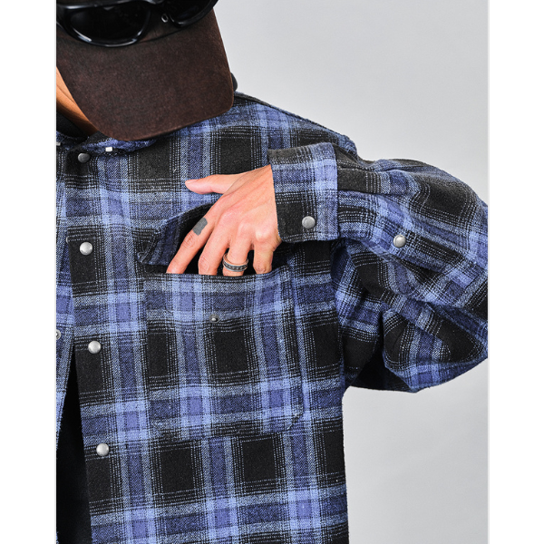 Front button design hoodie E1022