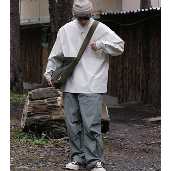 Front pocket design pants E053
