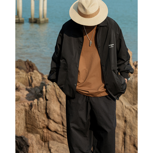Front logo design jacket E1026