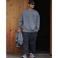 Front pocket design sweat pants E041