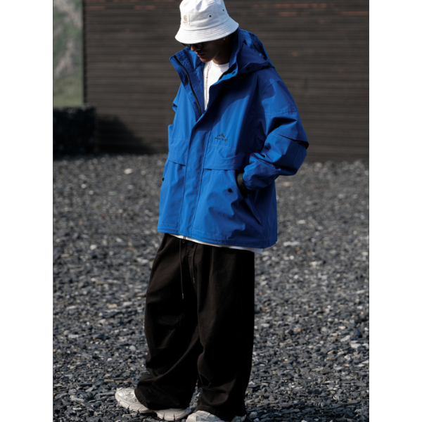 Front pocket design jacket E1019