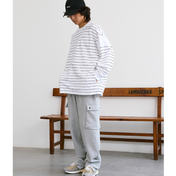 Border color design L/C Tee E1005