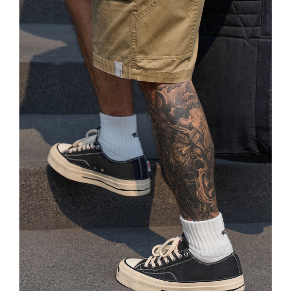 Back logo design socks E065