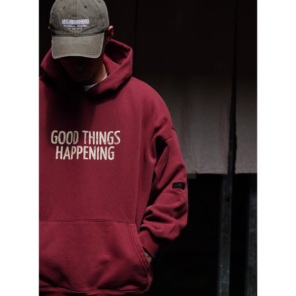 Front letters design hoodie E021