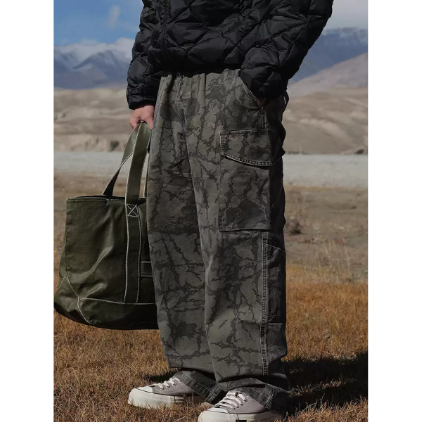 Camouflage design pants E1016