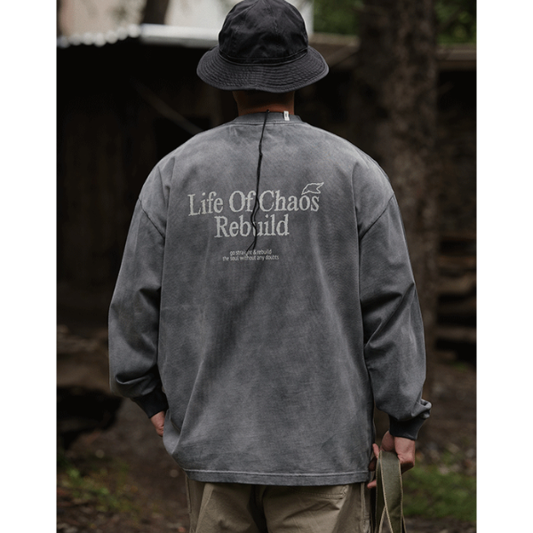 Back letter design L/C Tee E067