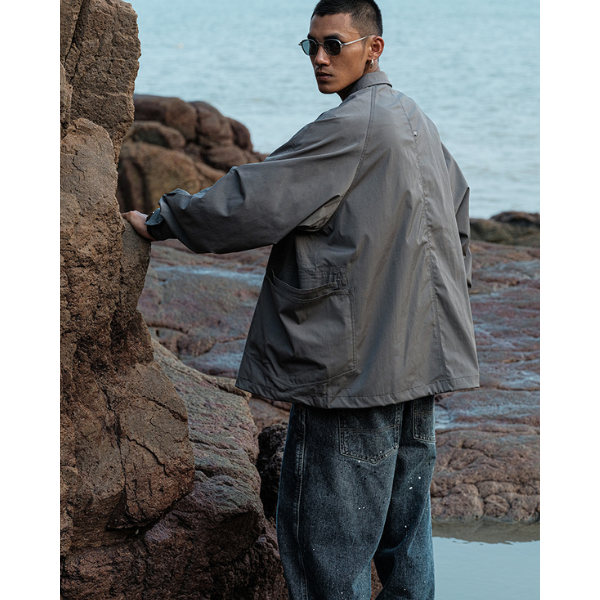 Front logo design jacket E1026