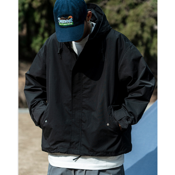 Front pocket design jacket E1023