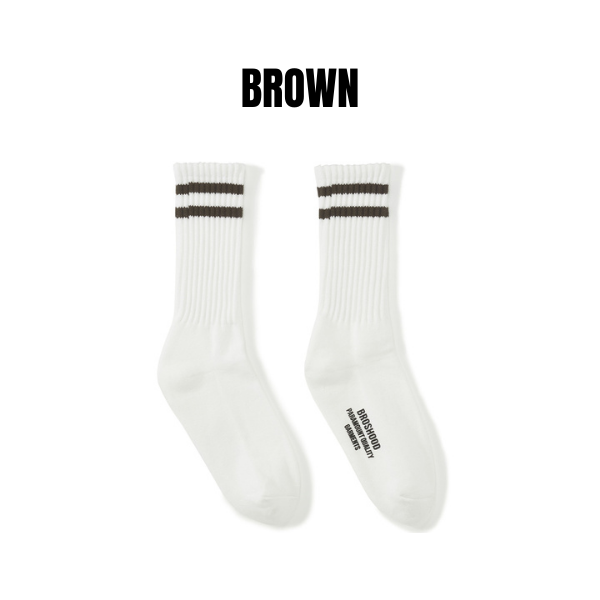 Border color design socks E063