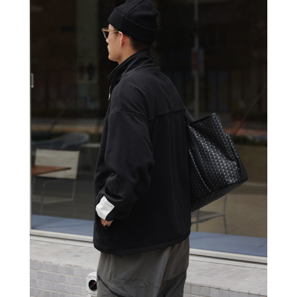 Front pocket design jacket E1015