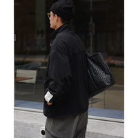 Front pocket design jacket E1015