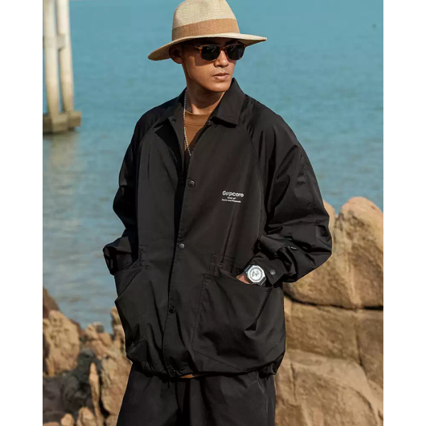 Front logo design jacket E1026