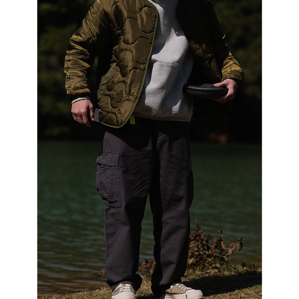 Side pocket design pants E052