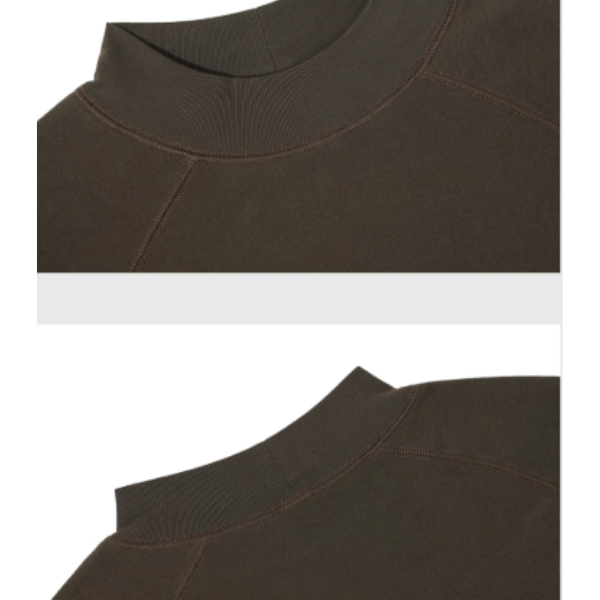 Plain color design sweat E1012
