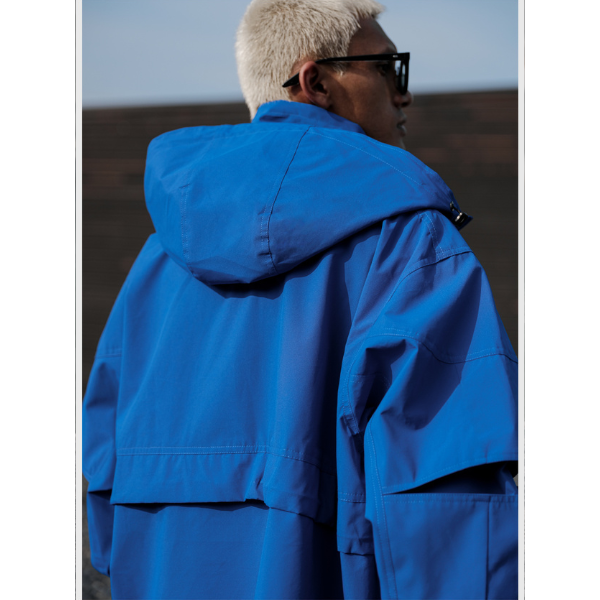 Front pocket design jacket E1019
