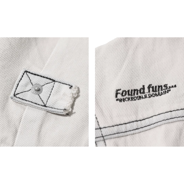 Front pocket design jacket E1045