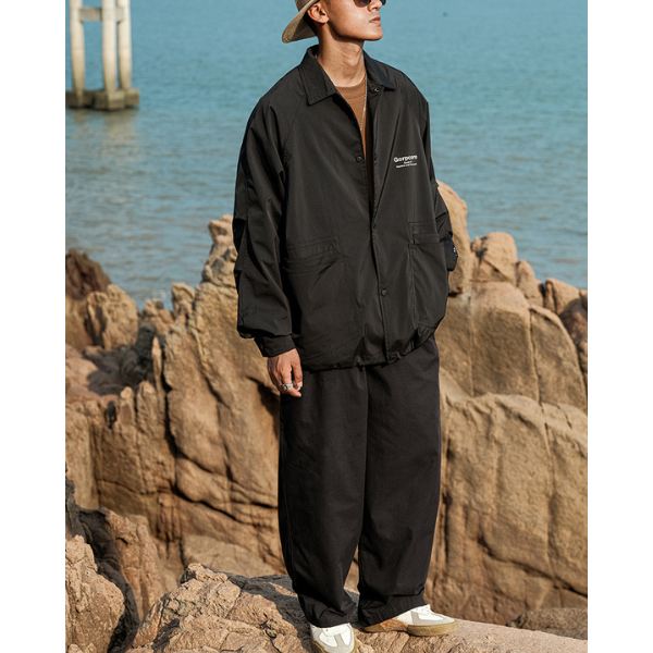 Front logo design jacket E1026