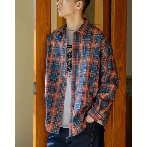 Front button design shirt E1049