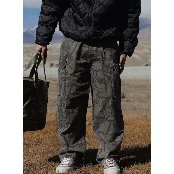 Camouflage design pants E1016