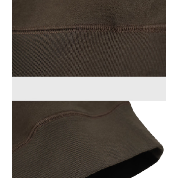 Plain color design sweat E1012