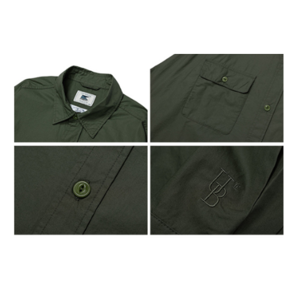 Front pocket design shirt E1002