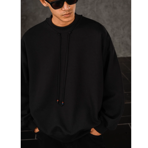 Plain color design sweat E1034
