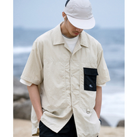 Front pocket design shirt E1048
