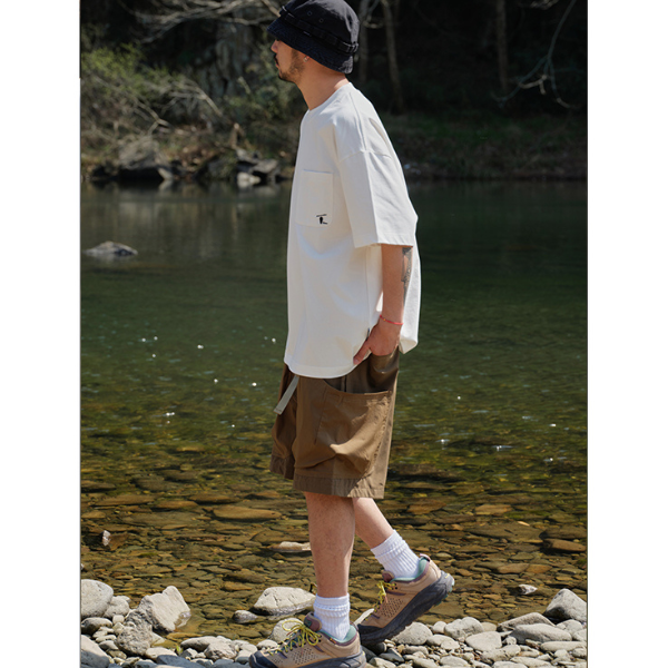 Front pocket design Tee E1051