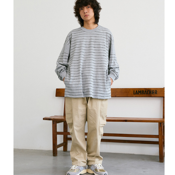 Border color design L/C Tee E1005