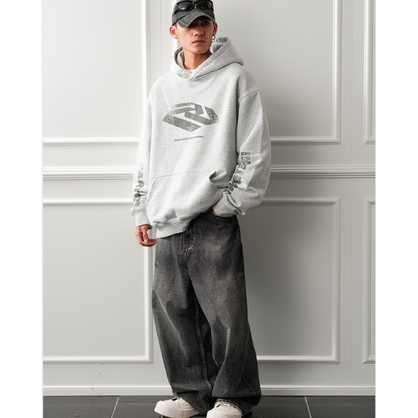 Front print design hoodie E1011