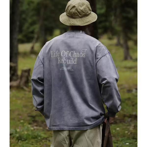 Back letter design L/C Tee E067