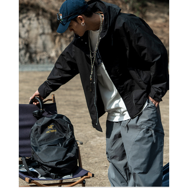 Front pocket design jacket E1023