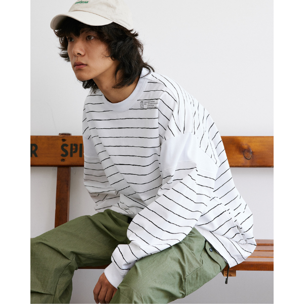Border color design L/C Tee E1005